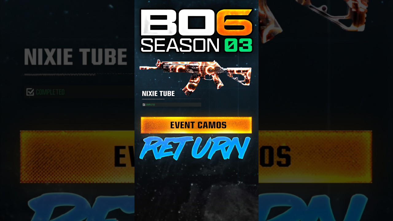 Black Ops 6 Event Camos Update! (NEW REVEAL)