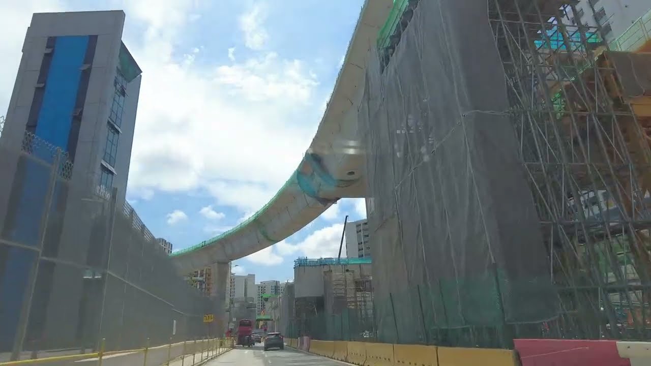 November 2024 Jurong Regional Line Extension from Gek Poh to Boon Lay Tracks of Progress