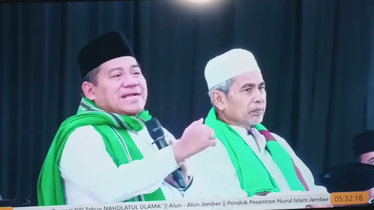 Tausyiah dan sholawat nabi bersama dalam Rangka memperingati 1 Abad NU.[ mohon ijin @media Nuris ]