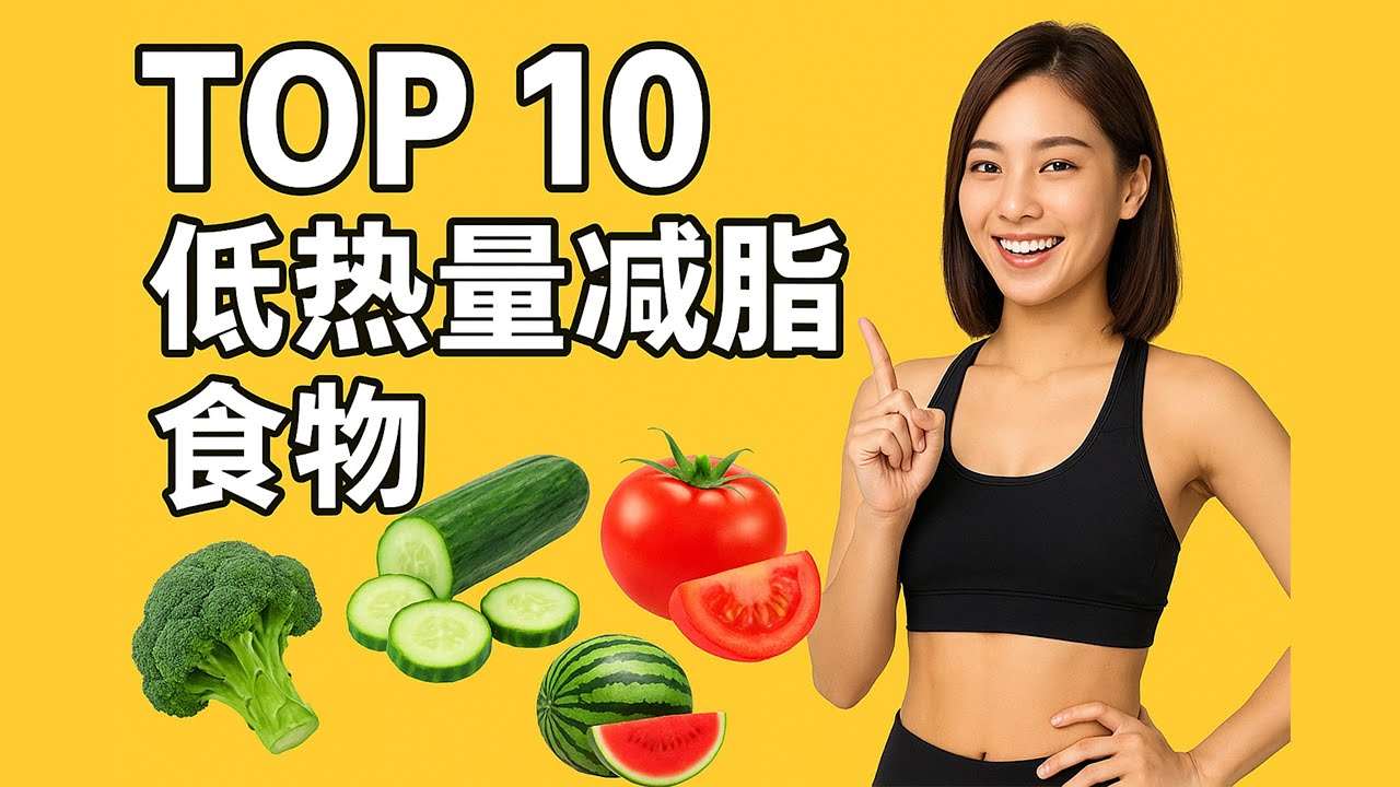 TOP 10超低热量减脂食物排行榜｜第一名吃了暴瘦！是你想象不到的低卡！