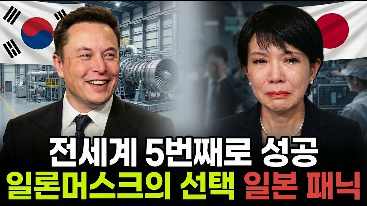 미국, 일본 이후 전세계 5번째 국산화 성공하자 예상 뒤엎고 일론머스크가 선택하고 일본은 경악