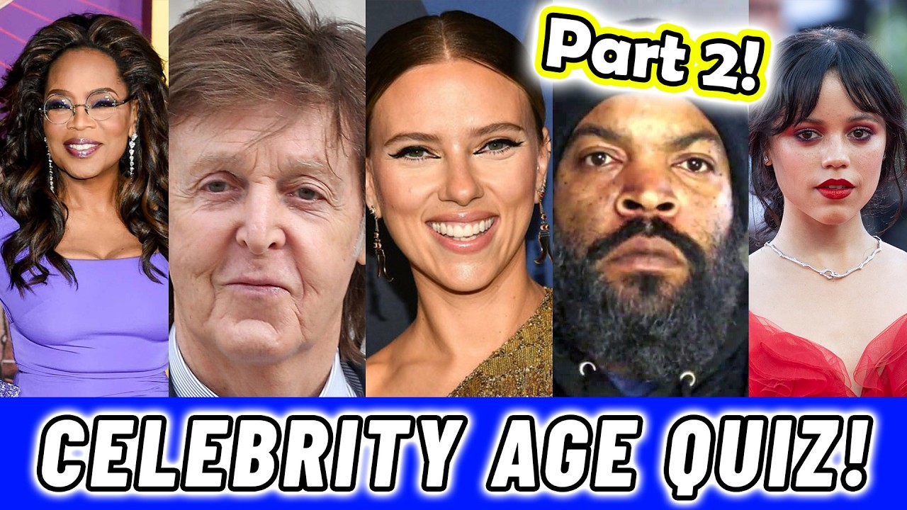 50 Surprising Celebrities Ages You Wouldn't Guess! | Celebrity Age Quiz (Part 2)