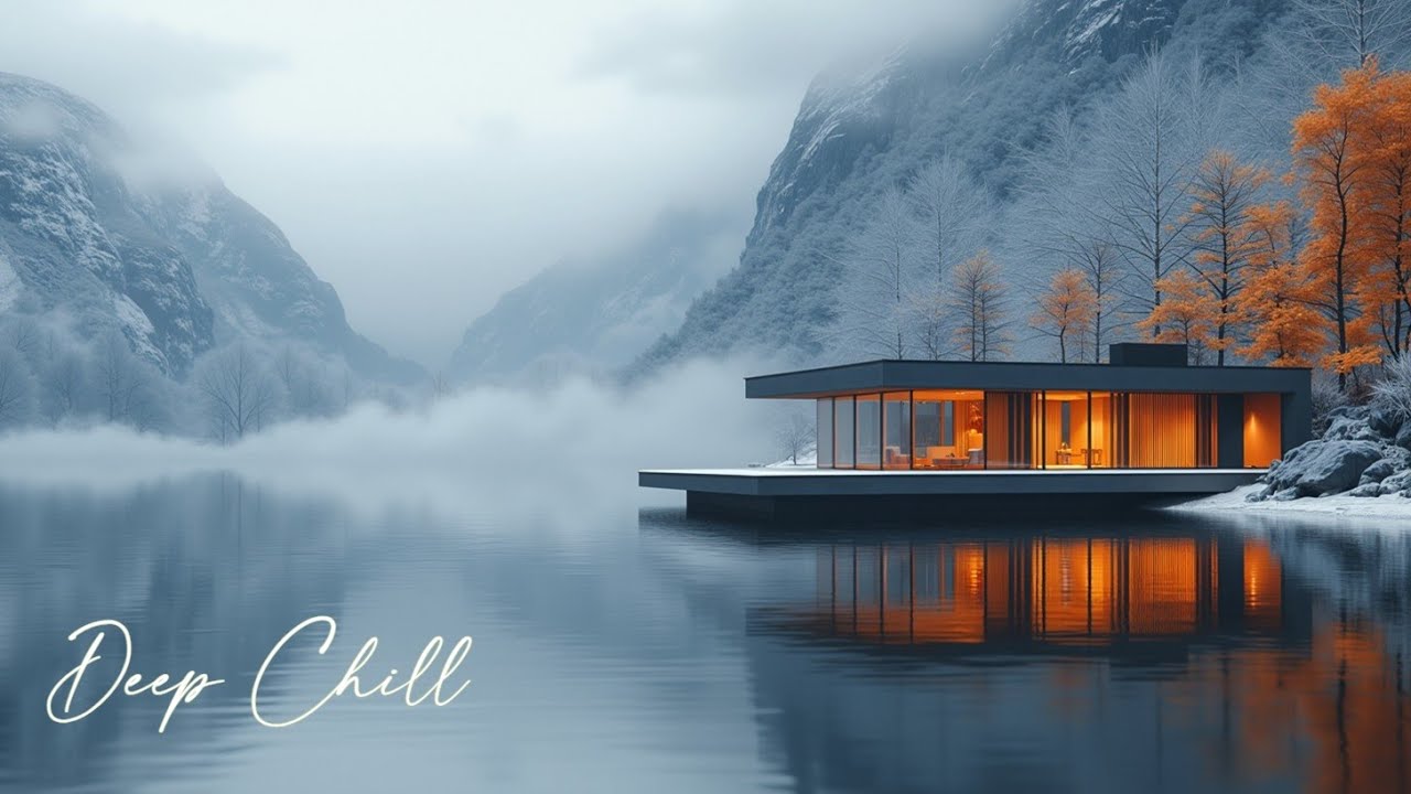 Глубокий зимний отдых у озера - расслабляющий чиллаут микс для учебы, сна, релакса