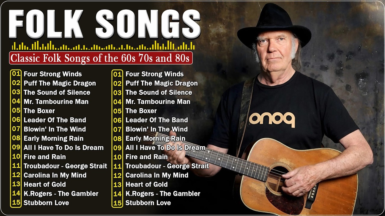 John Denver, Neil Young, Cat Stevens, Jim Croce | Classic Folk Songs of the 60s 70s and 80s