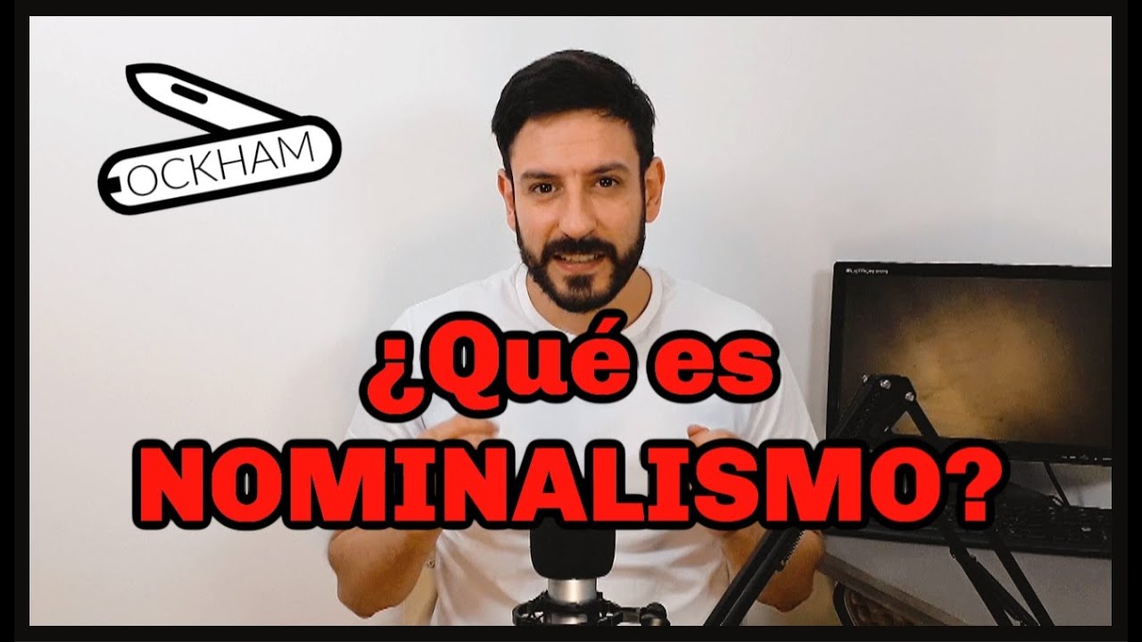 ¿Qué es NOMINALISMO? - FÁCIL, RÁPIDO Y SENCILLO 🤓🤓🤓