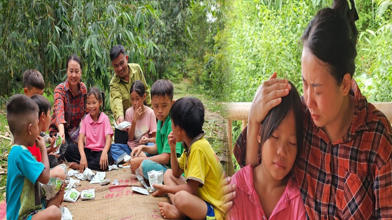 Mental healing: The couple devoted all their love to protect the poor 8-year-old girl