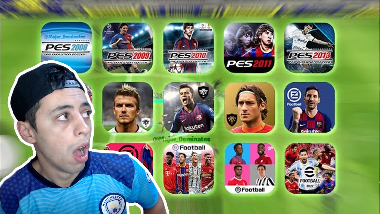 A INCRÍVEL EVOLUÇÃO do PES MOBILE! (PES 2008 - EFOOTBALL)