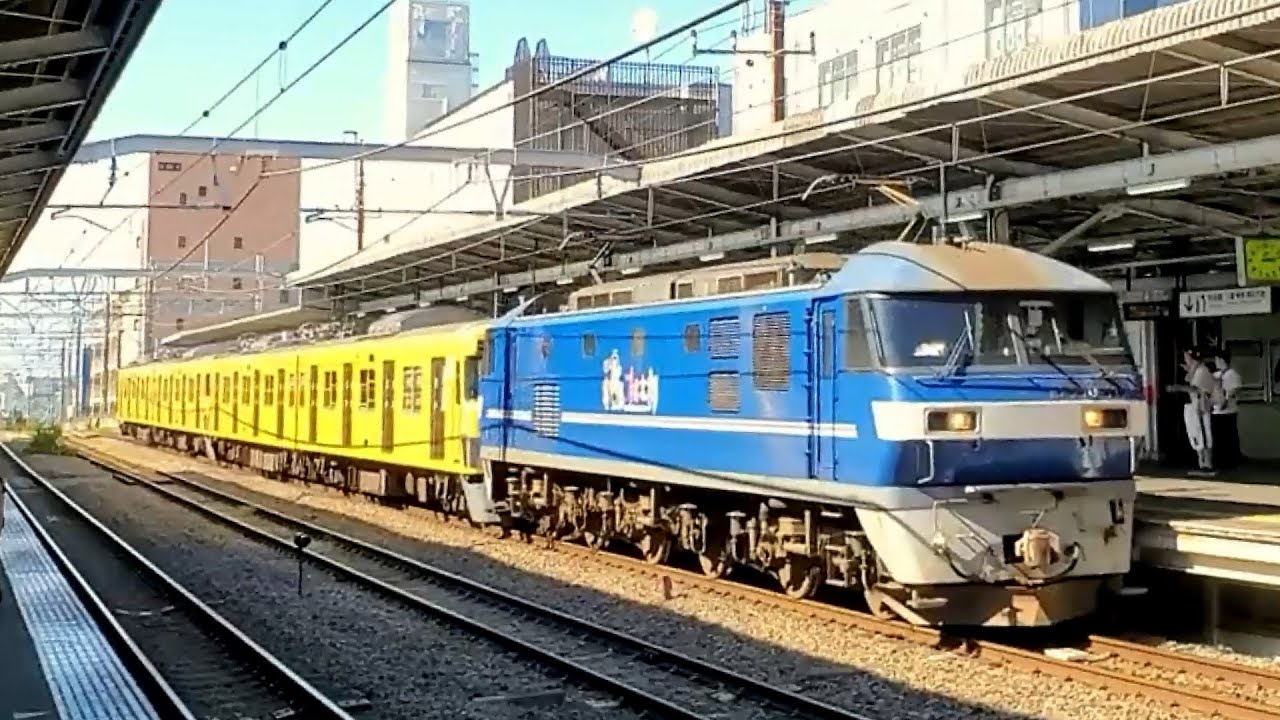 【近江鉄道譲渡甲種輸送】EF210形112号機牽引西武鉄道旧2000系2419F+2417F西国分寺駅通過