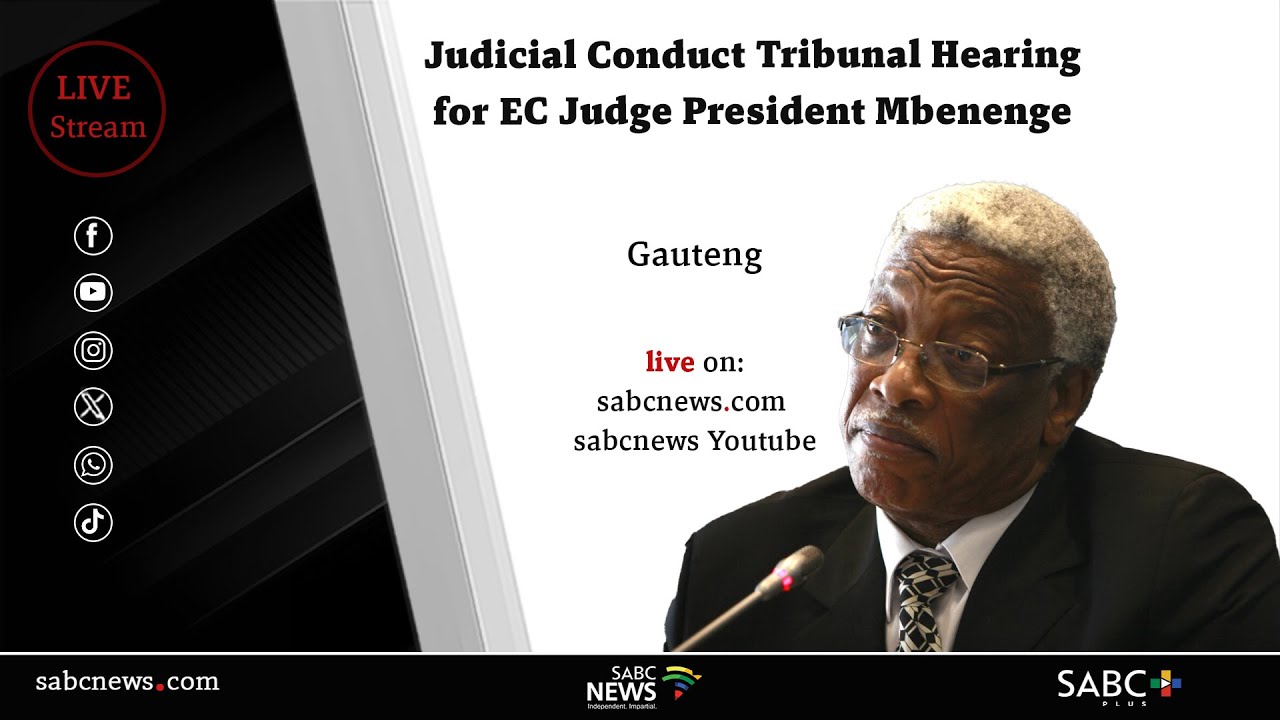 [GRAPHIC CONTENT] Judicial Conduct Tribunal Hearing for Judge President Mbenenge | 15 January 2025