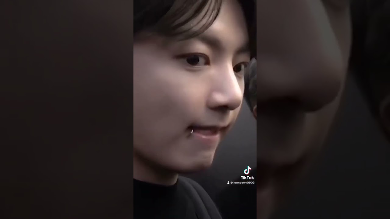 Him playing with his lip piercing 😭💜 #jungkook #bts #btsarmy #정국