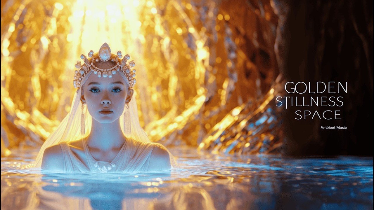 ✧ Golden Stillness Space | Ambient Background Music for Relaxation, Study & Work | Calm Interiors