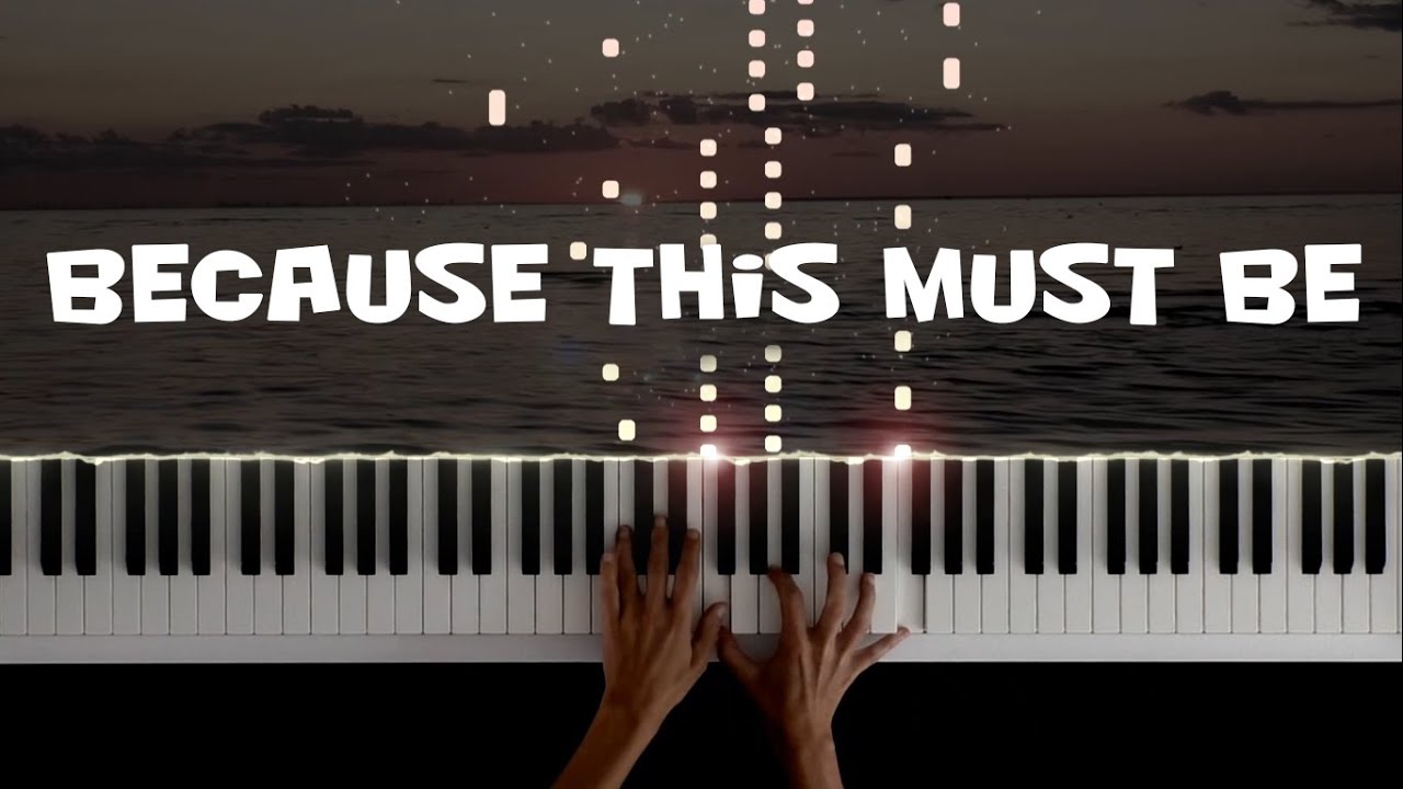 Because This Must Be Nils Frahm Piano Cover Piano Tutorial