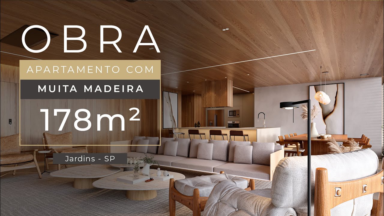 APARTAMENTO DE 178m² NO JARDINS EM SÃO PAULO