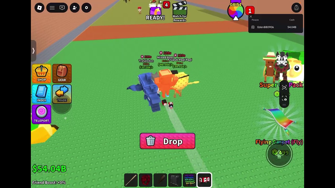 Glitch in escape guards for brainrots 