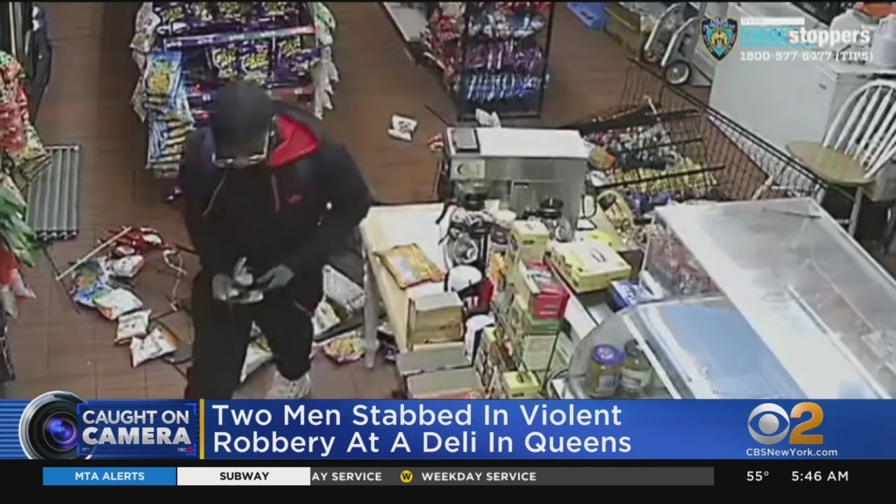 Deli Stabbing Caught On Camera