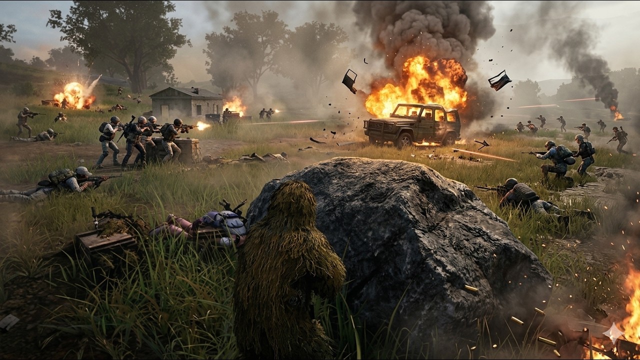 Tumben bisa ratain satu squat sendirian PUBG gameplay PC