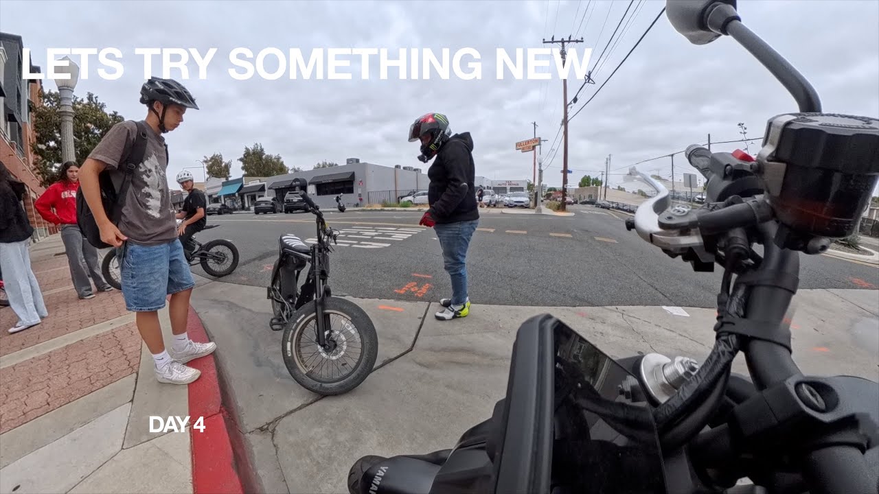 Trying out a super 73 e bike