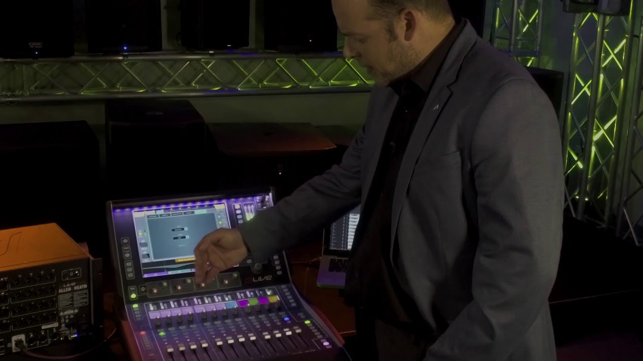Allen & Heath D-Live C1500 - Spill Active Groups.