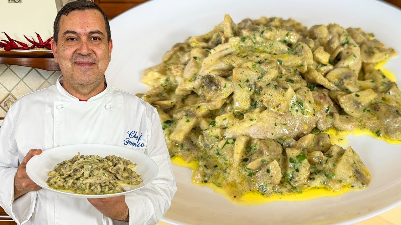 SCALOPPINE ai FUNGHI - La Ricetta VELOCE e CREMOSA