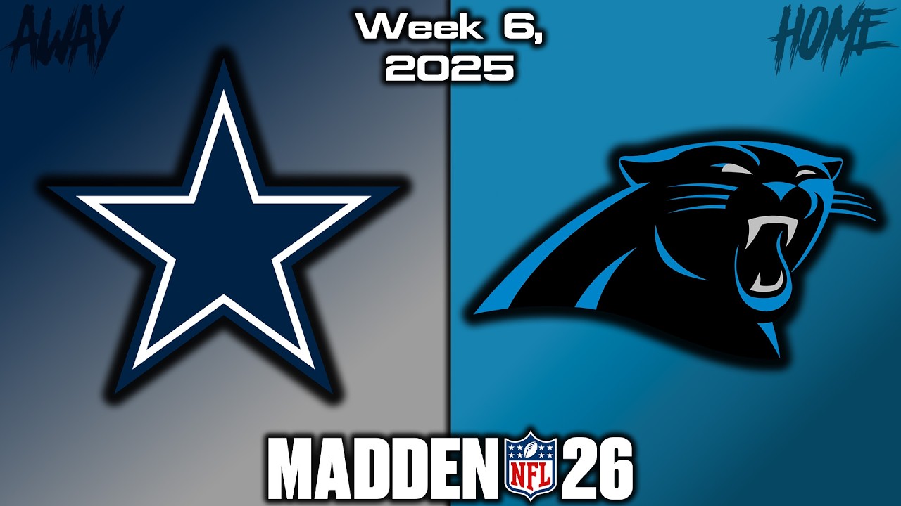 Carolina Panthers vs. Dallas Cowboys - Week 6, 2025 (1 - 9 - 26)