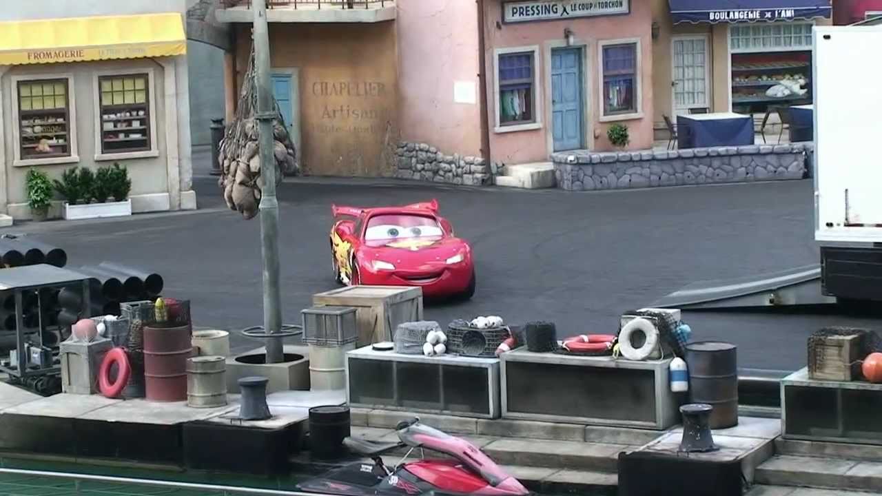 Lightning McQueen debuts in Lights Motors Action Extreme Stunt Show at Disney's Hollywood Studios