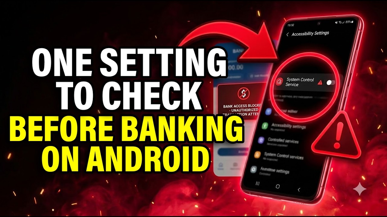 Do Not Allow Accessibility Until You Check Who Controls Your Bank App