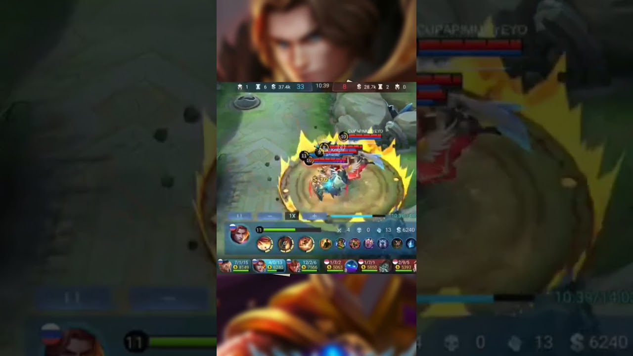 ТИГРИЛ ЗАБАЙТИЛ всю команду 🤯 Mobile Legends #shorts #mlbb #mobilelegends