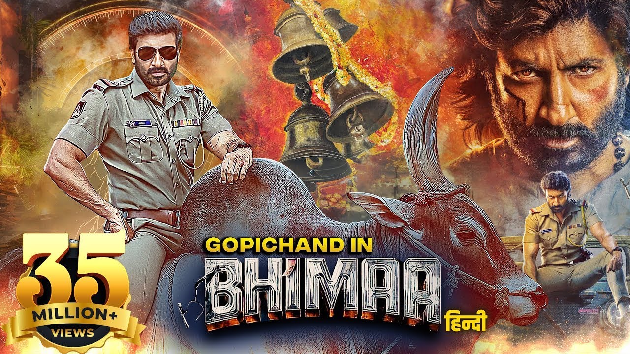 Gopichand's BHIMAA (2024) Full Movie | New Released South Hindi Dubbed Action Movie | Malvika Sharma