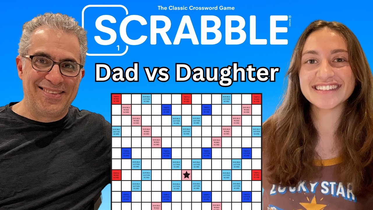 Scrabble Family Feud: Expert Dad vs Expert Daughter