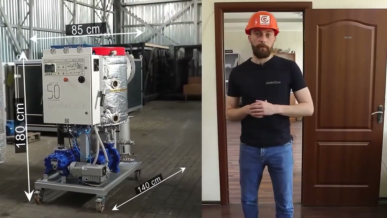 Unità di Depurazione Olio Industriale CMM-4.0LT per Trasformatori in Spazi Ristretti
