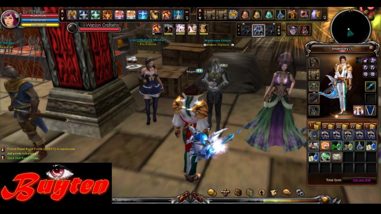 Shaiya Pro - Reset Build Points-TICKET