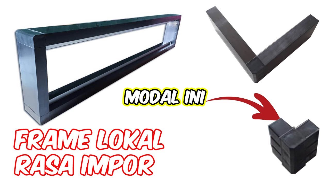 Cara membuat frame running text dengan hollow lokal | Rakit running text tanpa baut maghnet