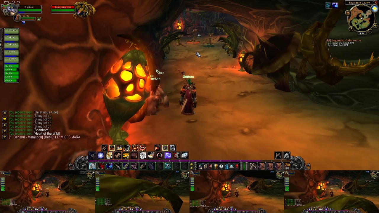 Maraudon (Purple+Orange) - Multibox 5 hunters wow classic