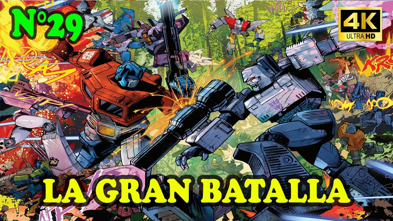 ¡Optimus vs Megatron! La Batalla MÁS BRUTAL del Universo Energon | Soundwave es Liberado Comic N° 29
