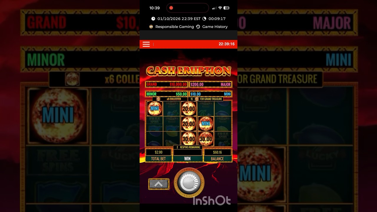 Cash Eruption Free Games +Full Screen of Wilds. A Must See! 