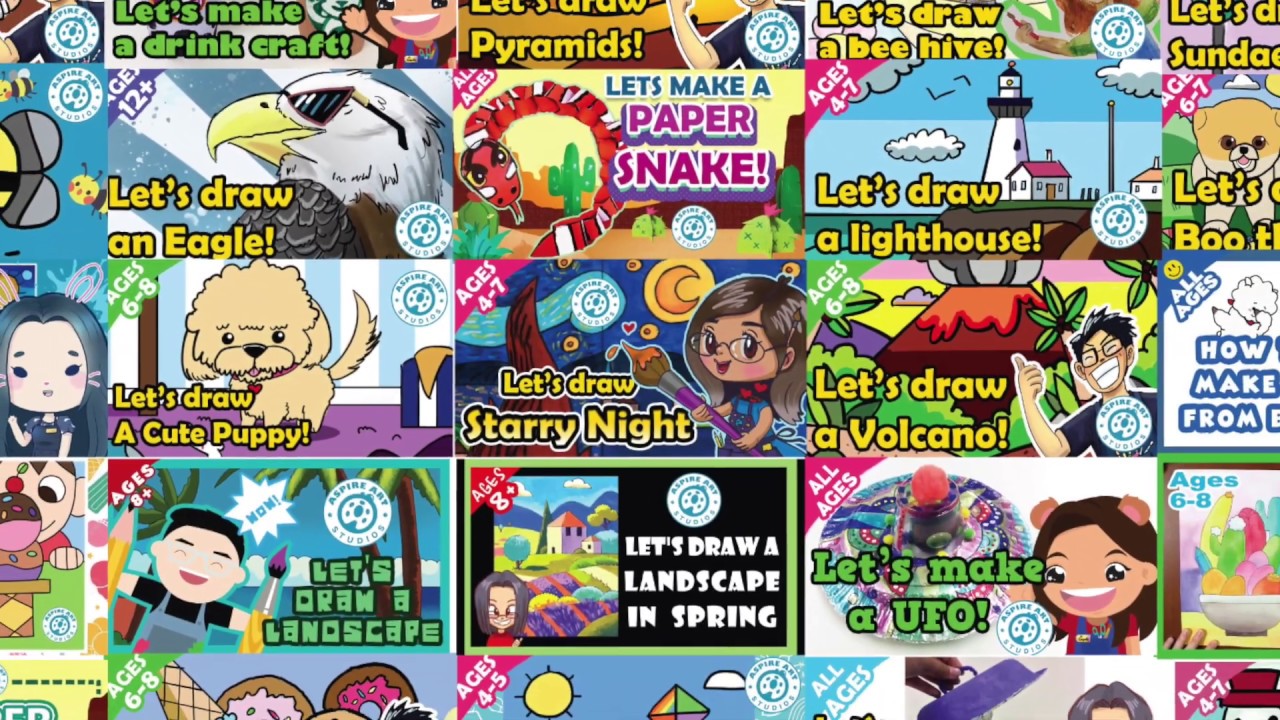 Free Art Tutorial Lessons for Kids!