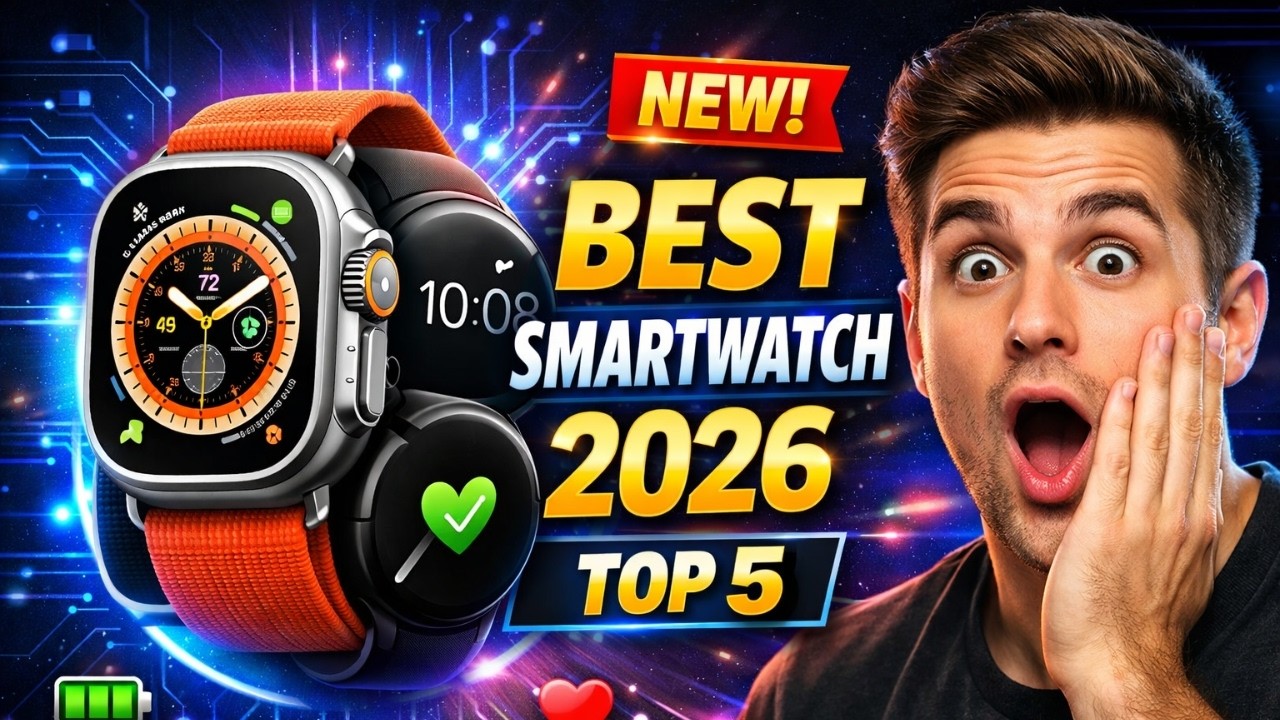 Top 5 Best Smartwatch on AliExpress 2026 | 1000mAh Battery, GPS, AMOLED Tested