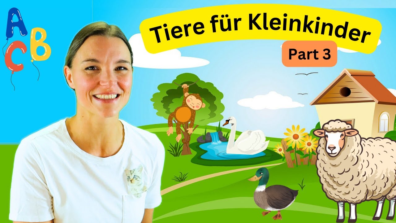 Tiere f&uuml;r Kleinkinder - Part 3 | Tiere f&uuml;r Kinder | Lernen f&uuml;r Kleine mit Miss Josi