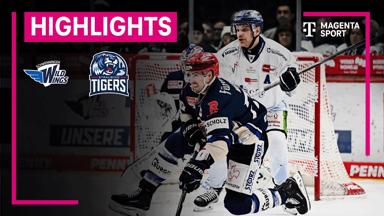 Schwenninger Wild Wings - Straubing Tigers | PENNY DEL | MAGENTA SPORT