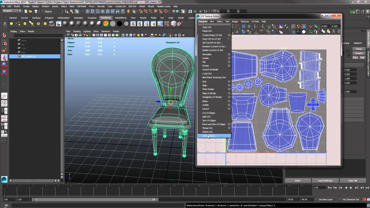Maya to Photoshop Texturing Workflow