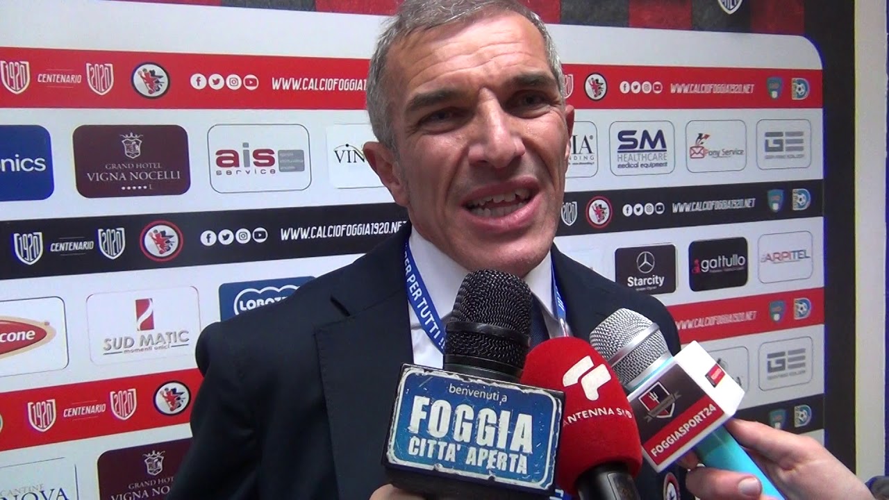 Foggia - Cerignola 2 - 1, dopo la contestazione in sala stampa parla solo Davide Pelusi