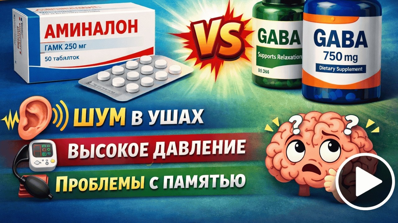 Весенние скачки давления? Аминалон работает там, где другие препараты бессильны