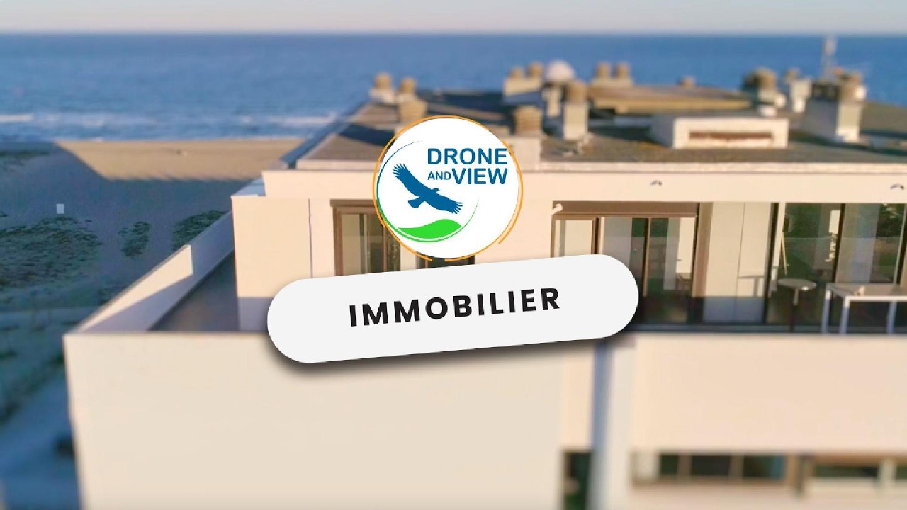 Appartement vue mer à Saint Cyprien - DRONE IMMO-66 Le Boulou - DroneAndView