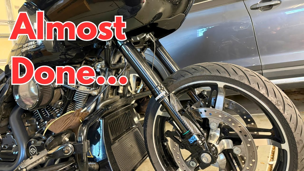 Установка вилки на Road Glide 2024+ приняла неожиданный оборот…