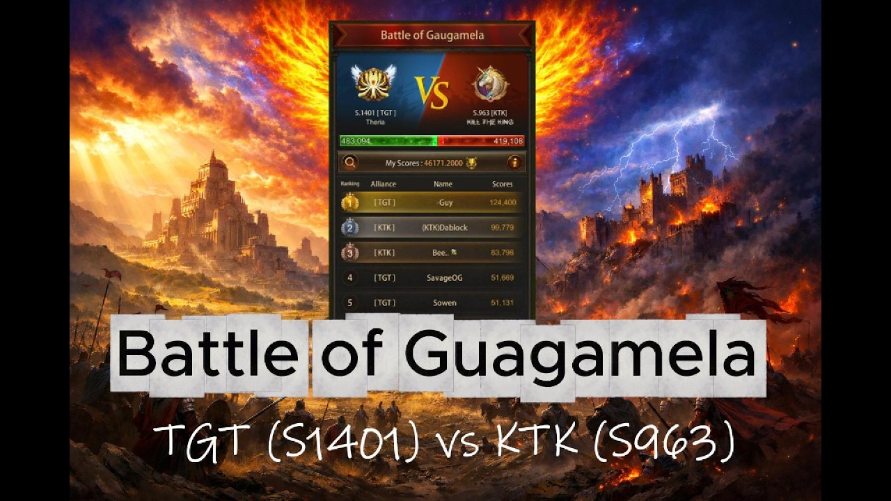 EVONY TKR | BOG | TGT (S1401) vs KTK (S963)