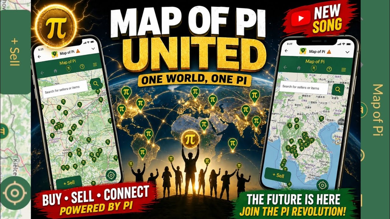 #PayWithPi Map of Pi United 🌍 | One World One Pi | Buy Sell Connect Powered by Pi