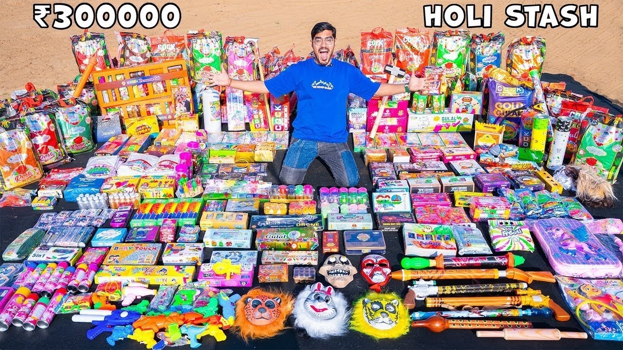 New 2024 Holi Stash Worth ₹300000   अब होली होगी और भी मज़ेदार🔥