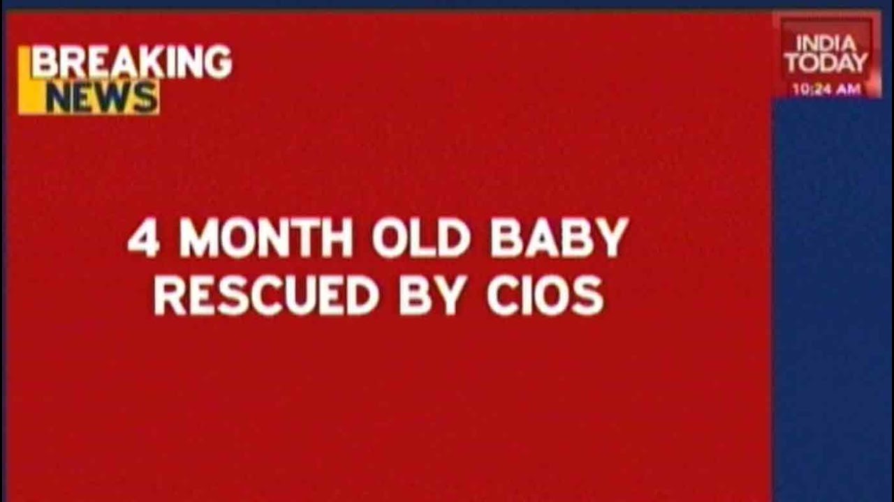 4 Month Old Baby Rescued By Delhi Cops