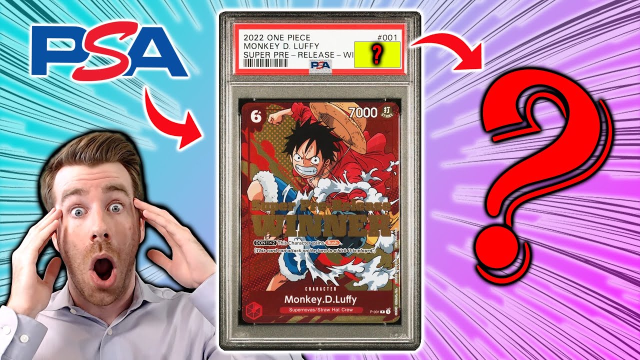 One Piece Super Pre-Release Winner Monkey D. Luffy PSA Return - NEW Grail! #onepiece #psa