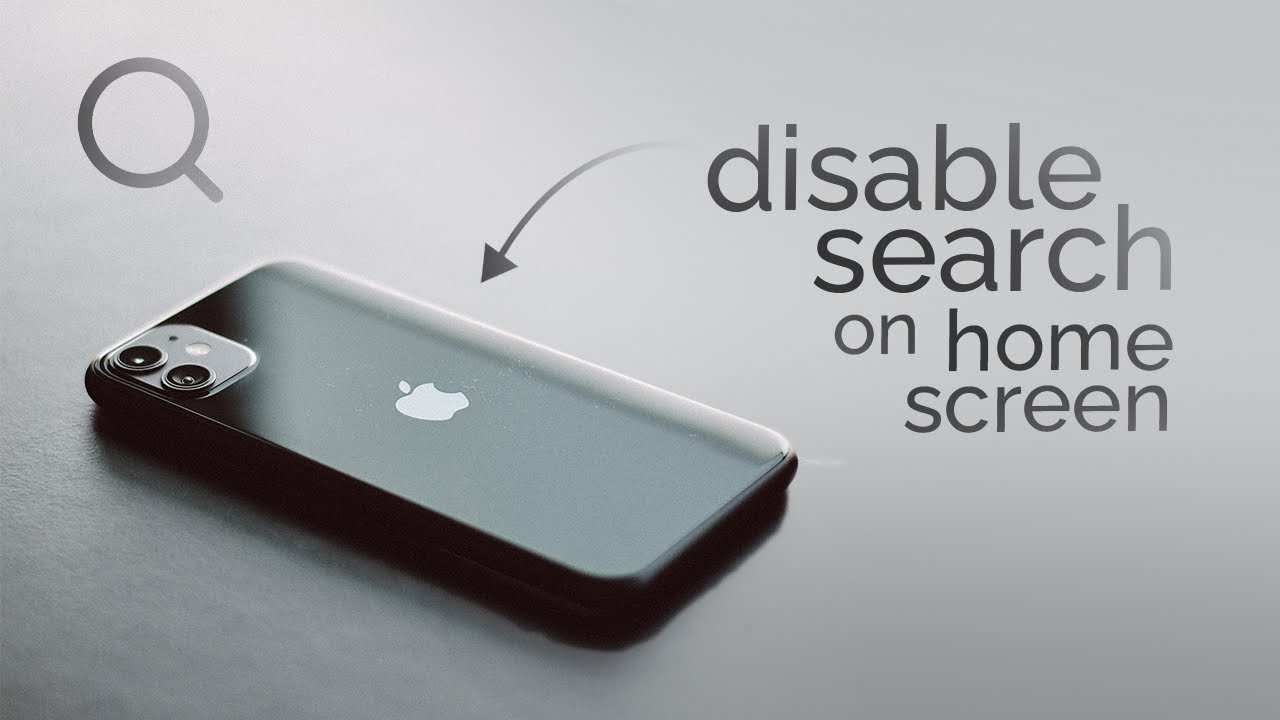 How to Disable Search on Home Screen on iPhone (tutorial)